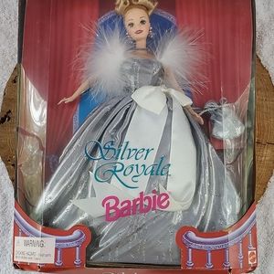 Silver Royal Barbie 1996 NIB, vintage